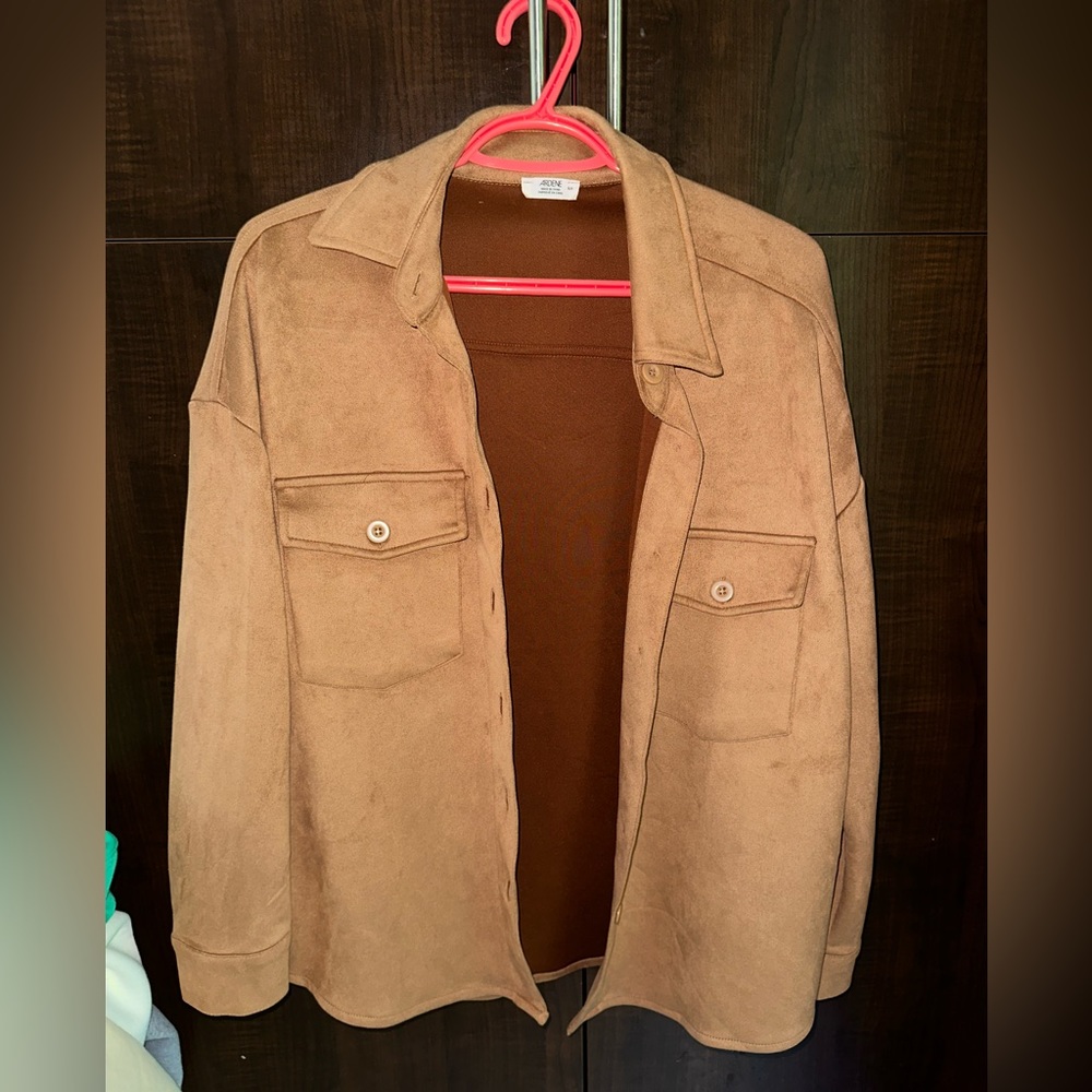 Suede top